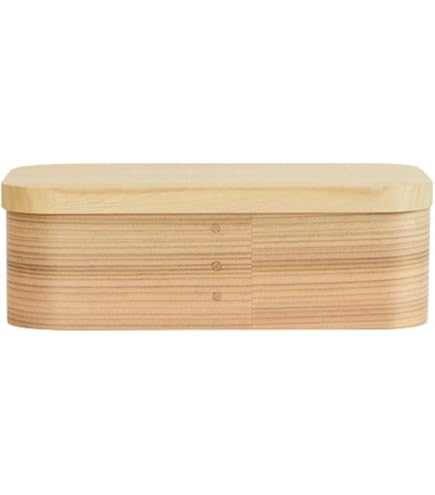 Amazon | 大館工芸社 秋田杉 曲げわっぱ 弁当箱 四角 2段 重箱